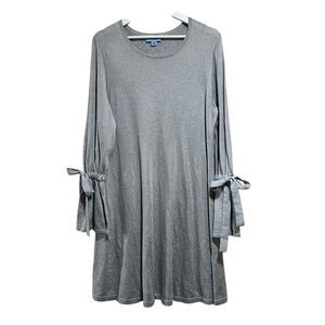 Cece Gray Bell Sleeve Sweater dress XL